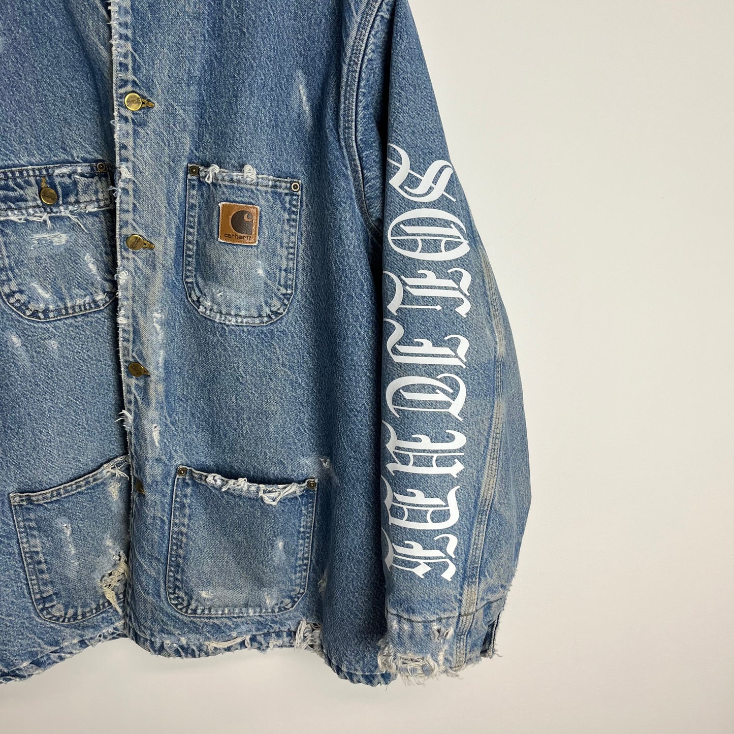 Script Denim Jacket