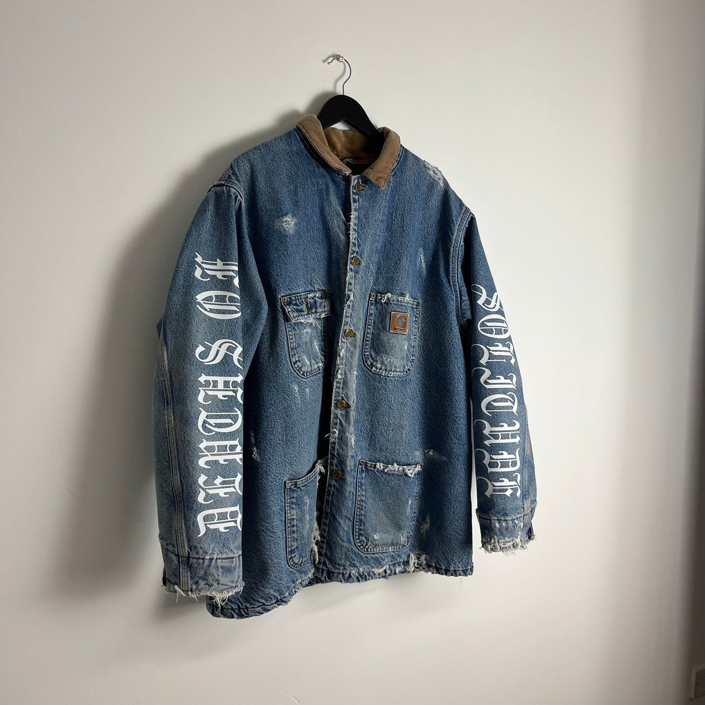 Script Denim Jacket