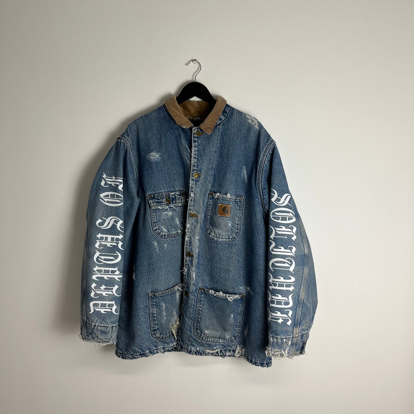 Script Denim Jacket