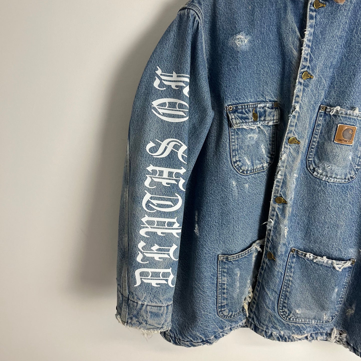 Script Denim Jacket