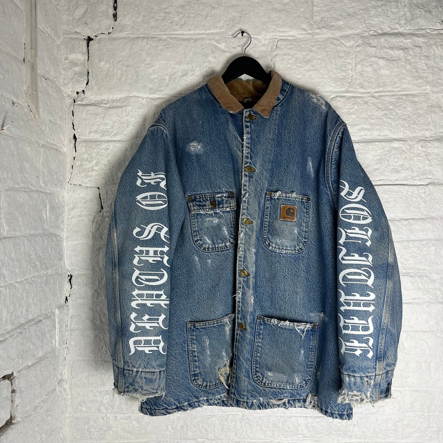 Script Denim Jacket